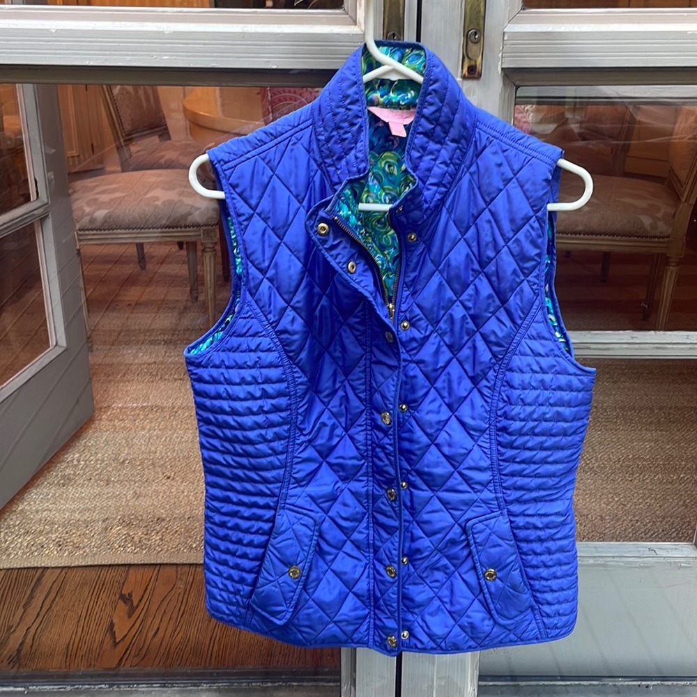 Lilly Pulitzer quilted vest